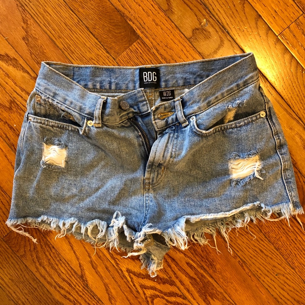 BDG denim cutoffs